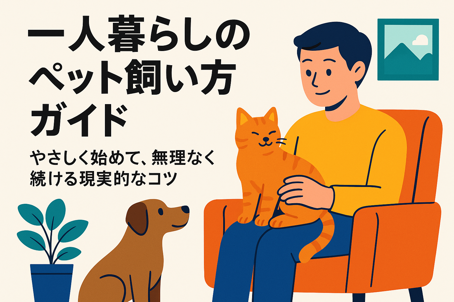 一人暮らしのペット飼い方ガイド—やさしく始めて、無理なく続ける現実的なコツ