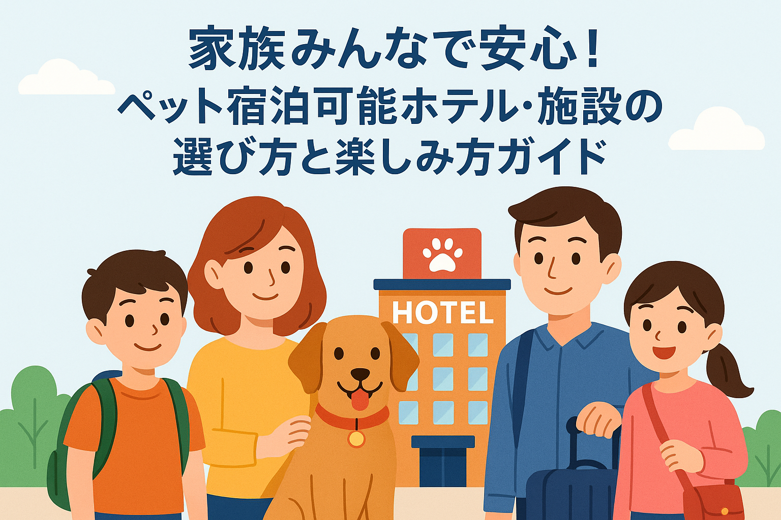 家族みんなで安心！ペット宿泊可能ホテル・施設の選び方と楽しみ方ガイド