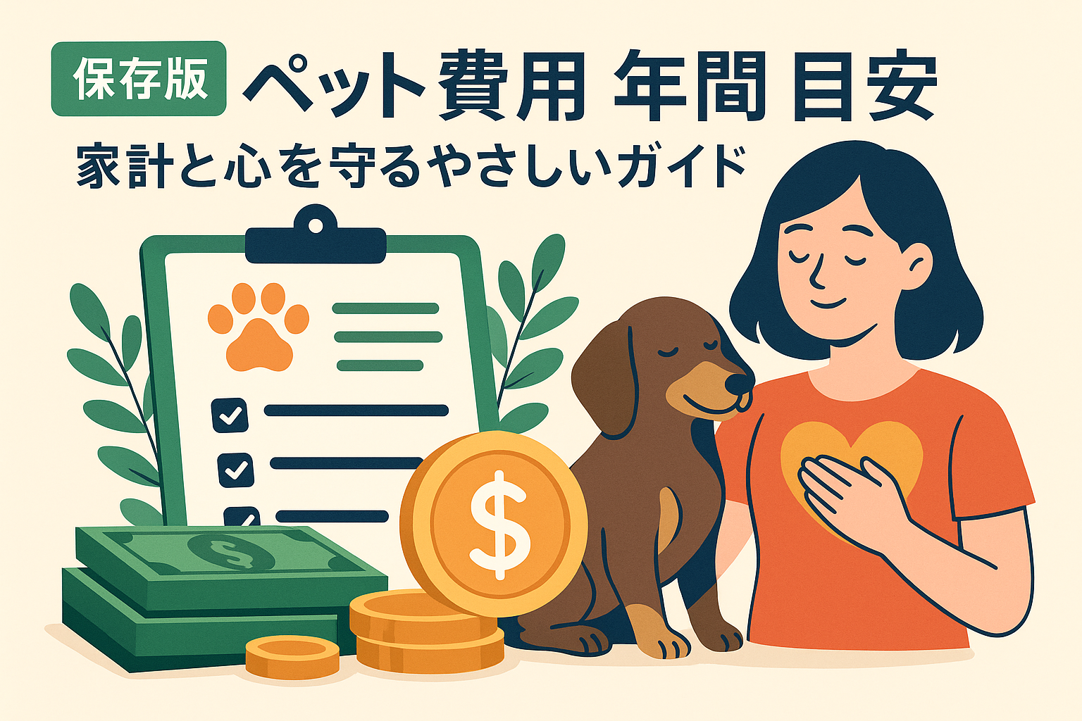 【保存版】ペット 費用 年間 目安：家計と心を守るやさしいガイド