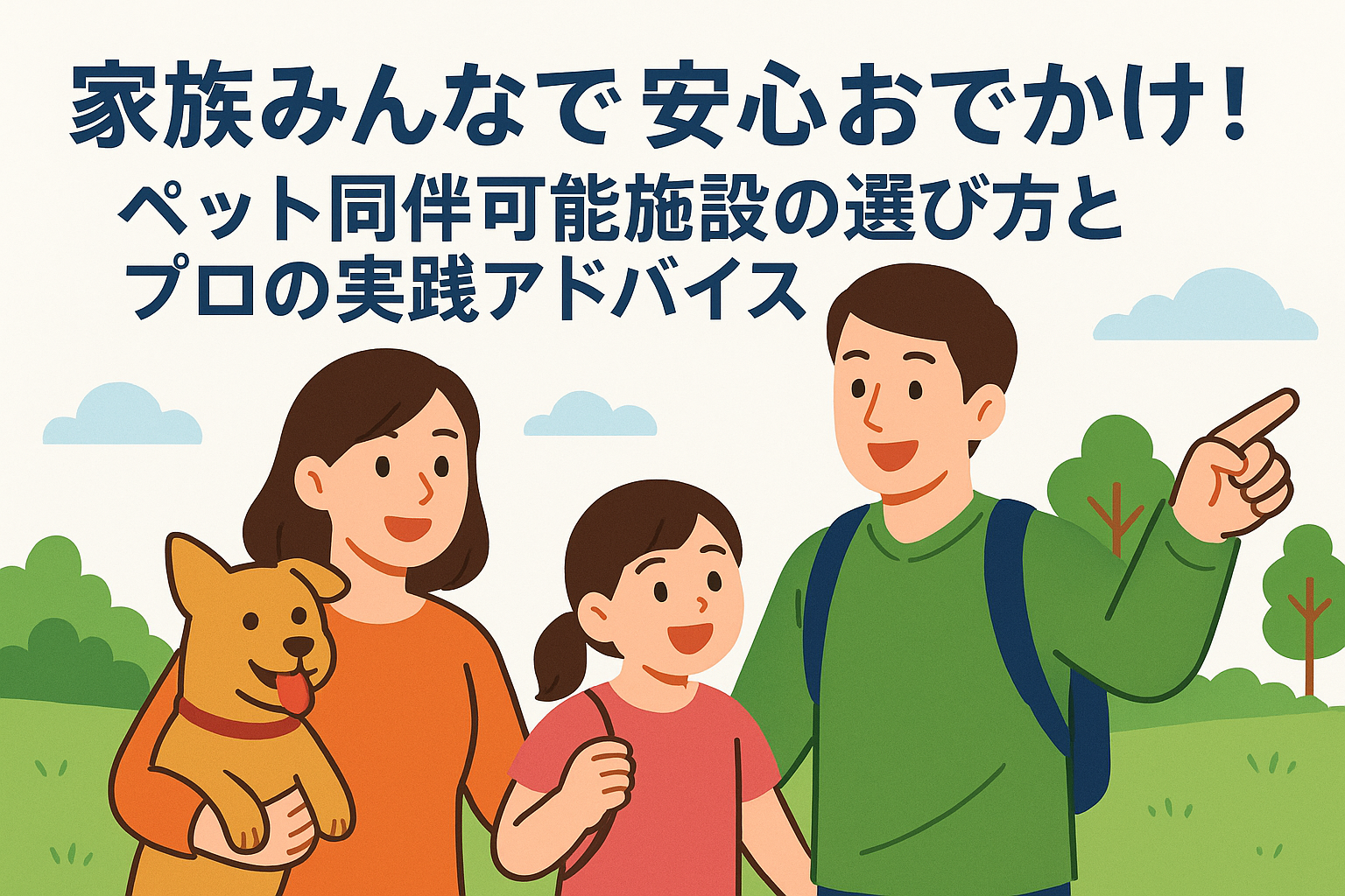 家族みんなで安心おでかけ！ペット同伴可能施設の選び方とプロの実践アドバイス