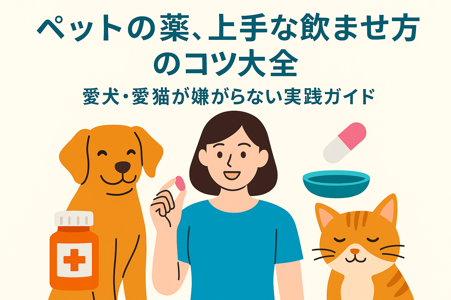 ペットの薬、上手な飲ませ方のコツ｜愛犬・愛猫が嫌がらない実践ガイド