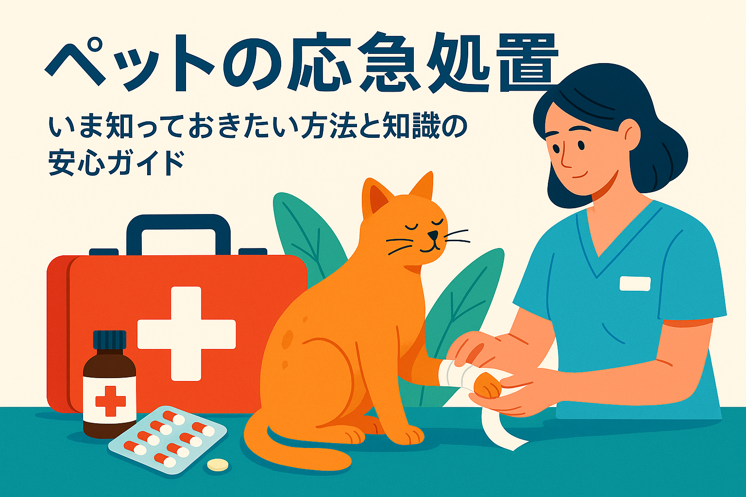ペットの応急処置：いま知っておきたい方法と知識の安心ガイド