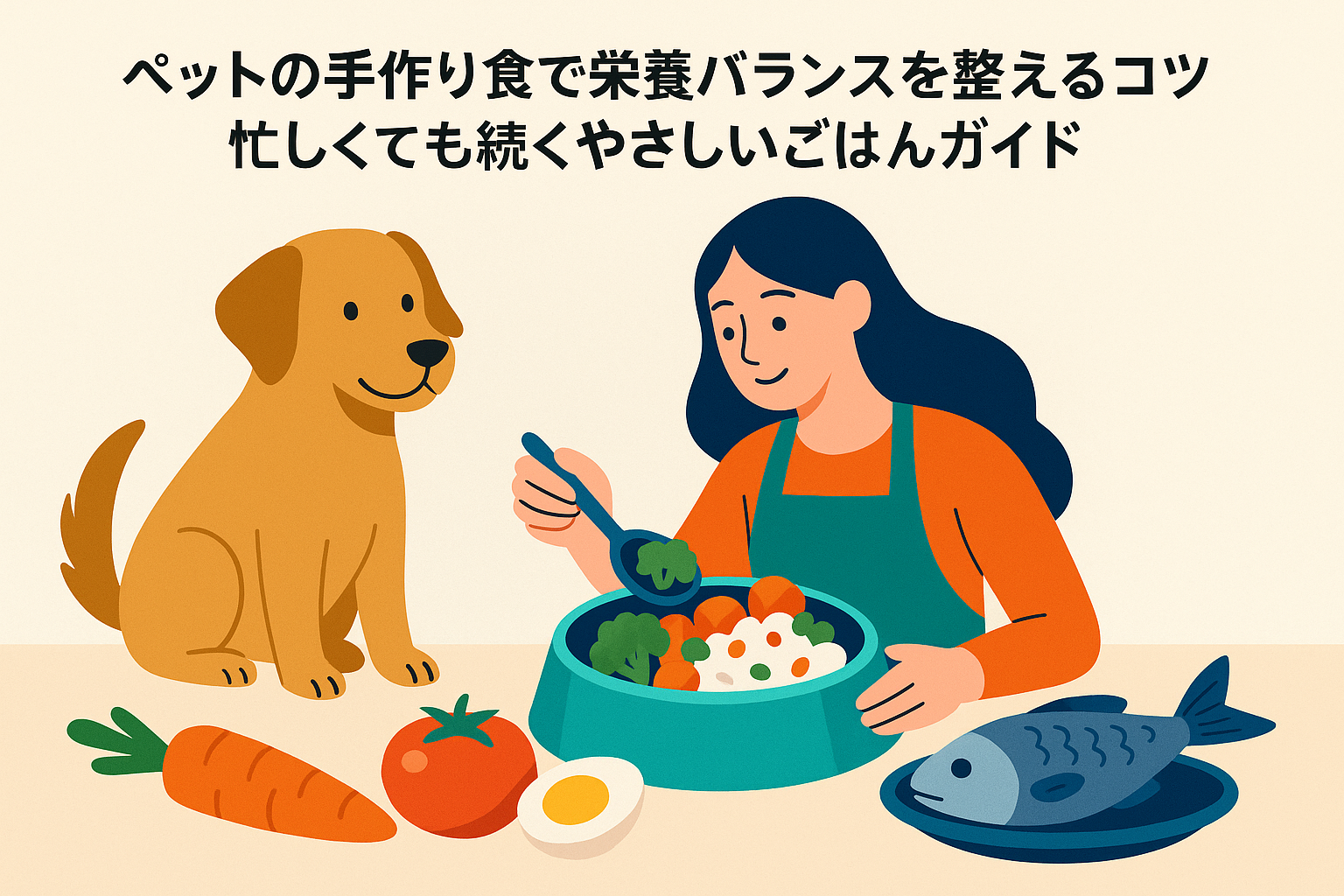 ペットの手作り食で栄養バランスを整えるコツ忙しくても続くやさしいごはんガイド