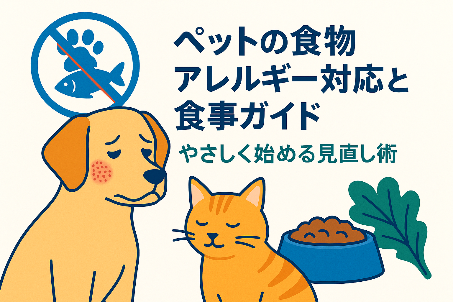 ペットの食物アレルギー対応と食事ガイド｜やさしく始める見直し術