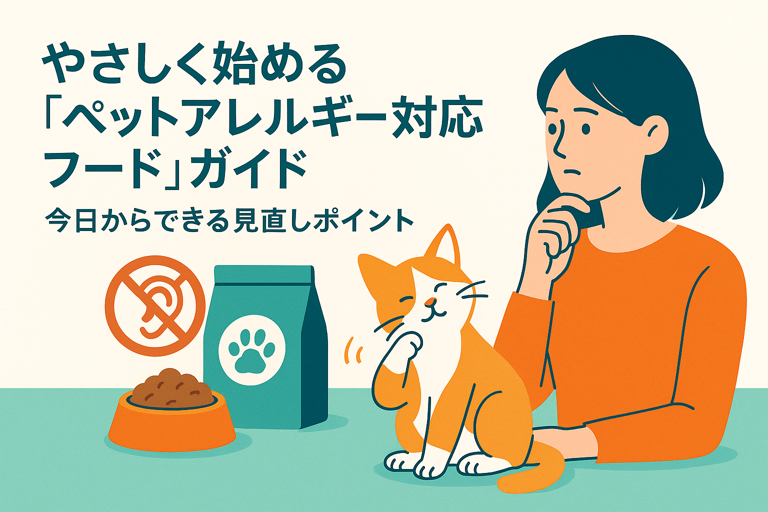 やさしく始めるペット-アレルギー-対応-フードガイド今日からできる見直しポイント