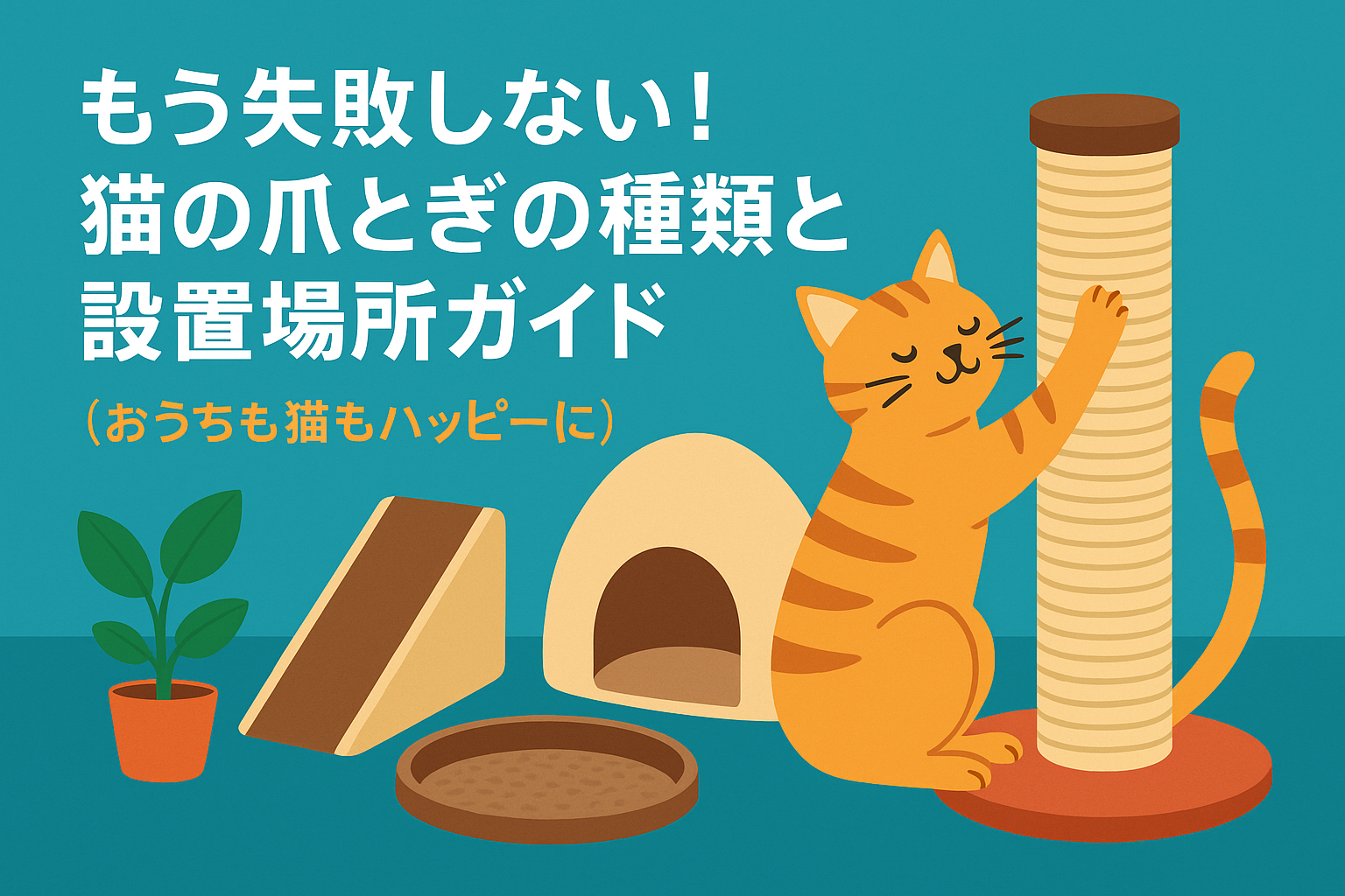 もう失敗しない！猫の爪とぎの種類と設置場所ガイド（おうちも猫もハッピーに）