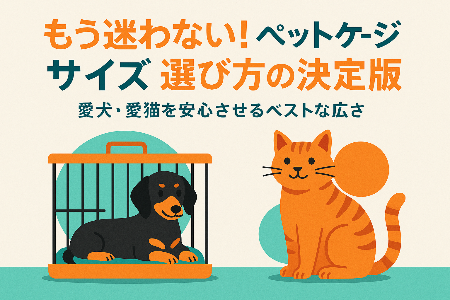 もう迷わない！ペット ケージ サイズ 選び方の決定版｜安心させるベストな広さ