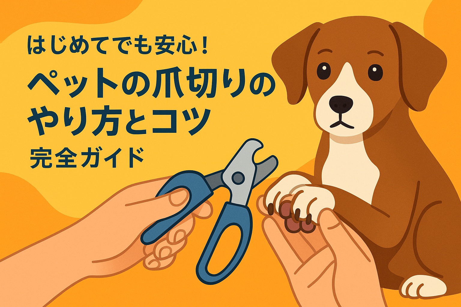 はじめてでも安心！ペットの爪切りのやり方とコツ完全ガイド