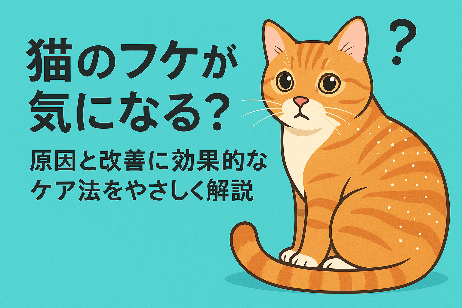 猫のフケが気になる？原因と改善に効果的なケア法をやさしく解説