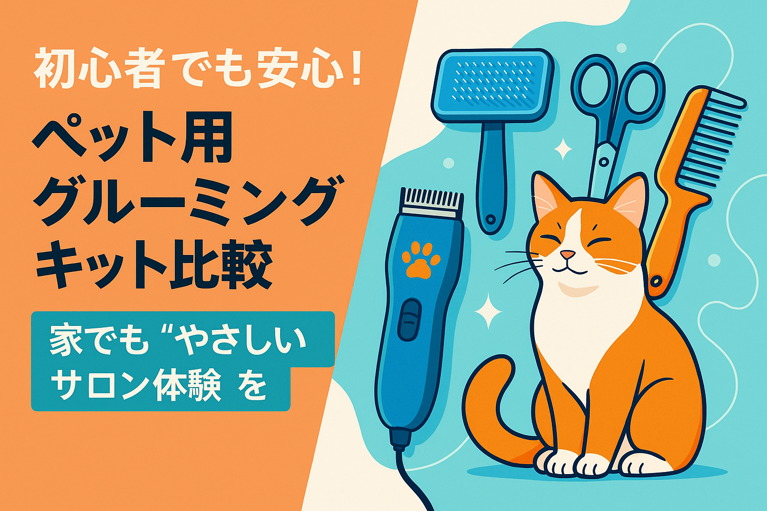 初心者でも安心!ペット用グルーミングキット比較|家でも“やさしいサロン体験”を