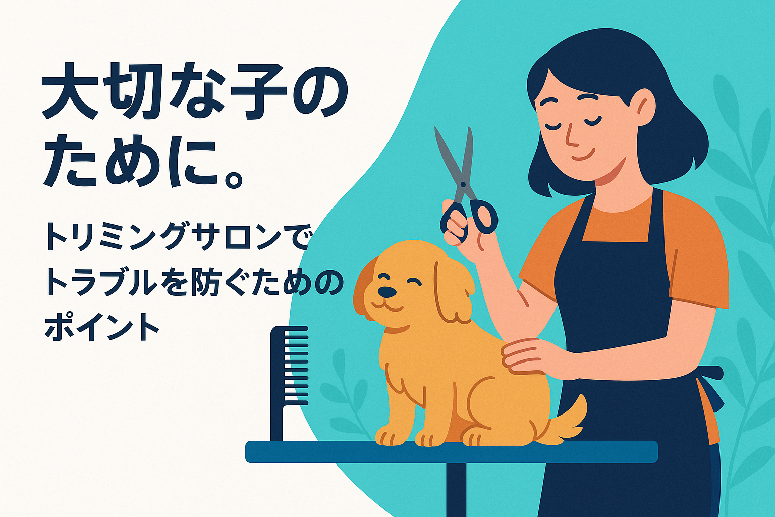 大切な子のために。トリミングサロンでトラブルを防ぐためのポイント