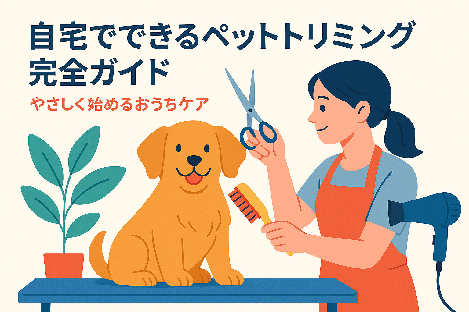 自宅でできるペットトリミング完全ガイド｜やさしく始めるおうちケア