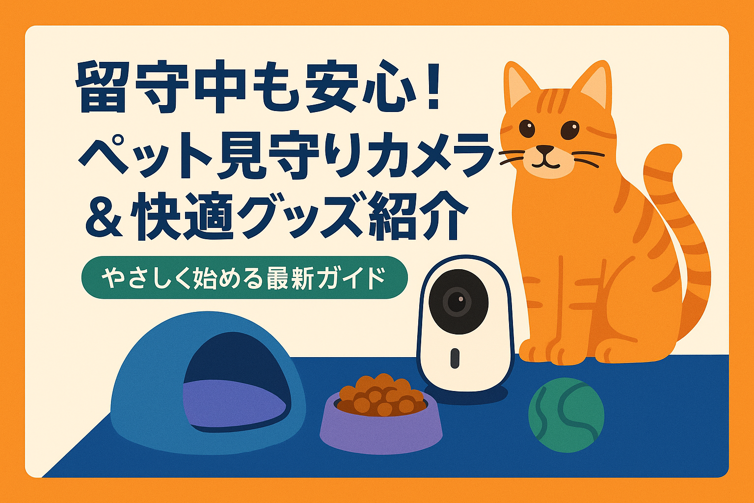 留守中も安心!ペット見守りカメラ&快適グッズ紹介|やさしく始める最新ガイド