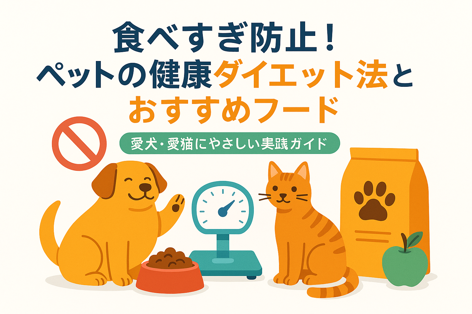食べすぎ防止！ペットの健康ダイエット法とおすすめフード【愛犬・愛猫にやさしい実践ガイド】