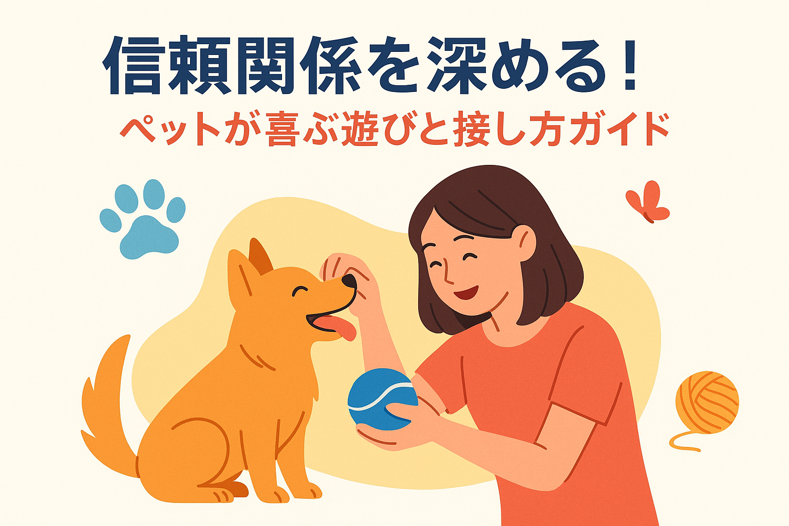 信頼関係を深める！ペットが喜ぶ遊びと接し方ガイド
