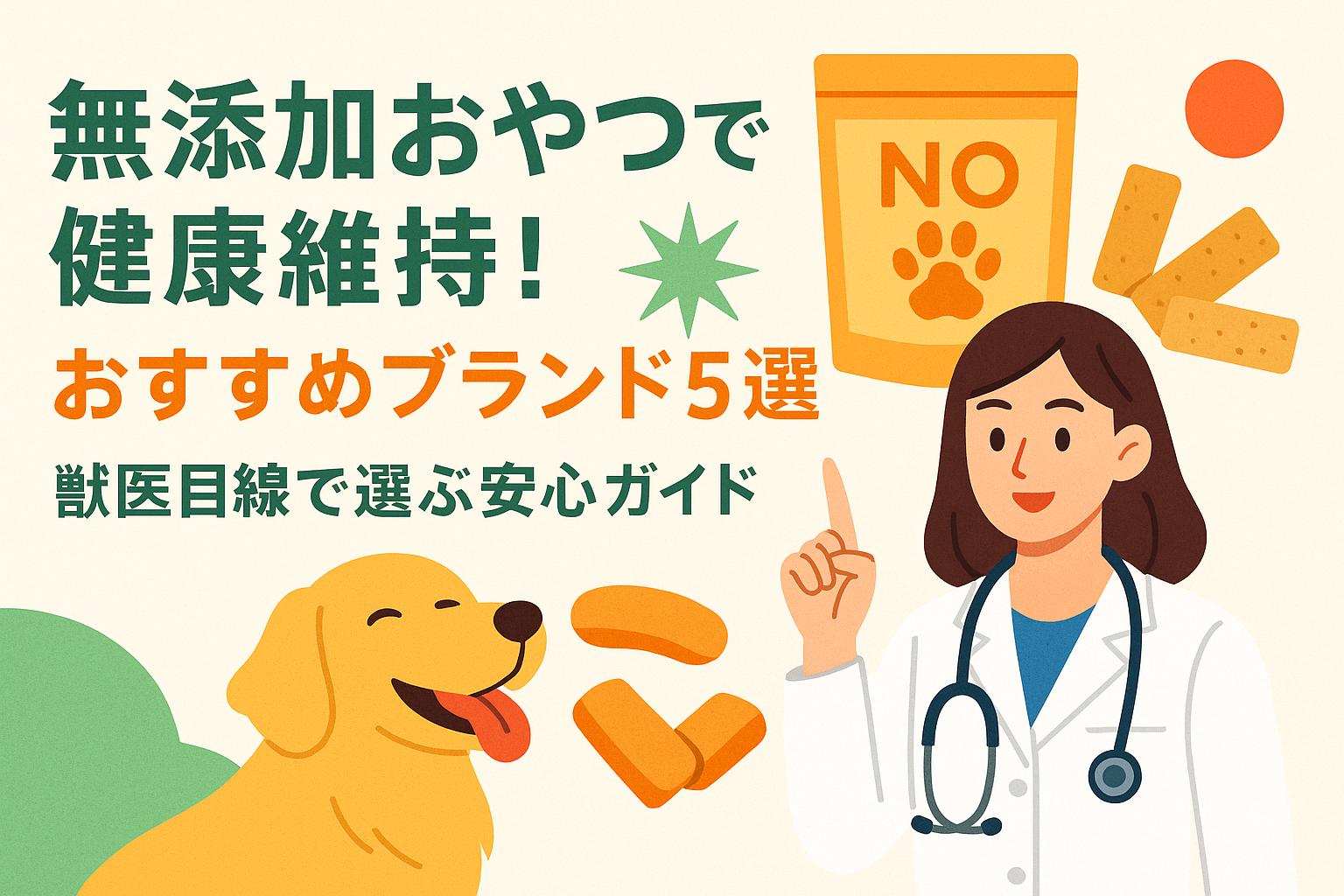 無添加おやつで健康維持！おすすめブランド5選｜獣医目線で選ぶ安心ガイド