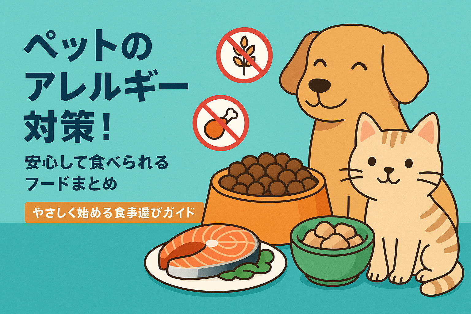 ペットのアレルギー対策！安心して食べられるフードまとめ｜やさしく始める食事選びガイド
