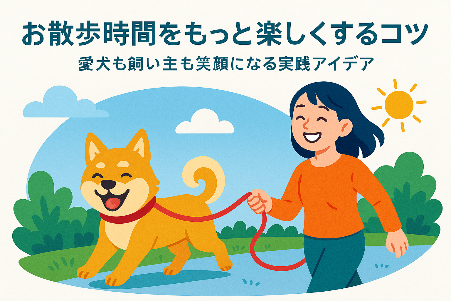 お散歩時間をもっと楽しくするコツ｜愛犬も飼い主も笑顔になる実践アイデア