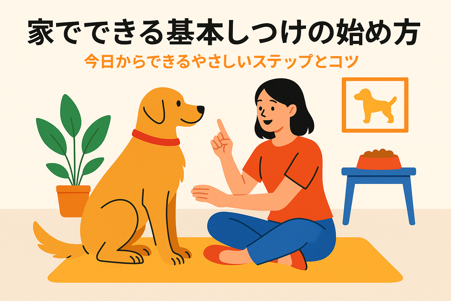 家でできる基本しつけの始め方｜今日からできるやさしいステップとコツ