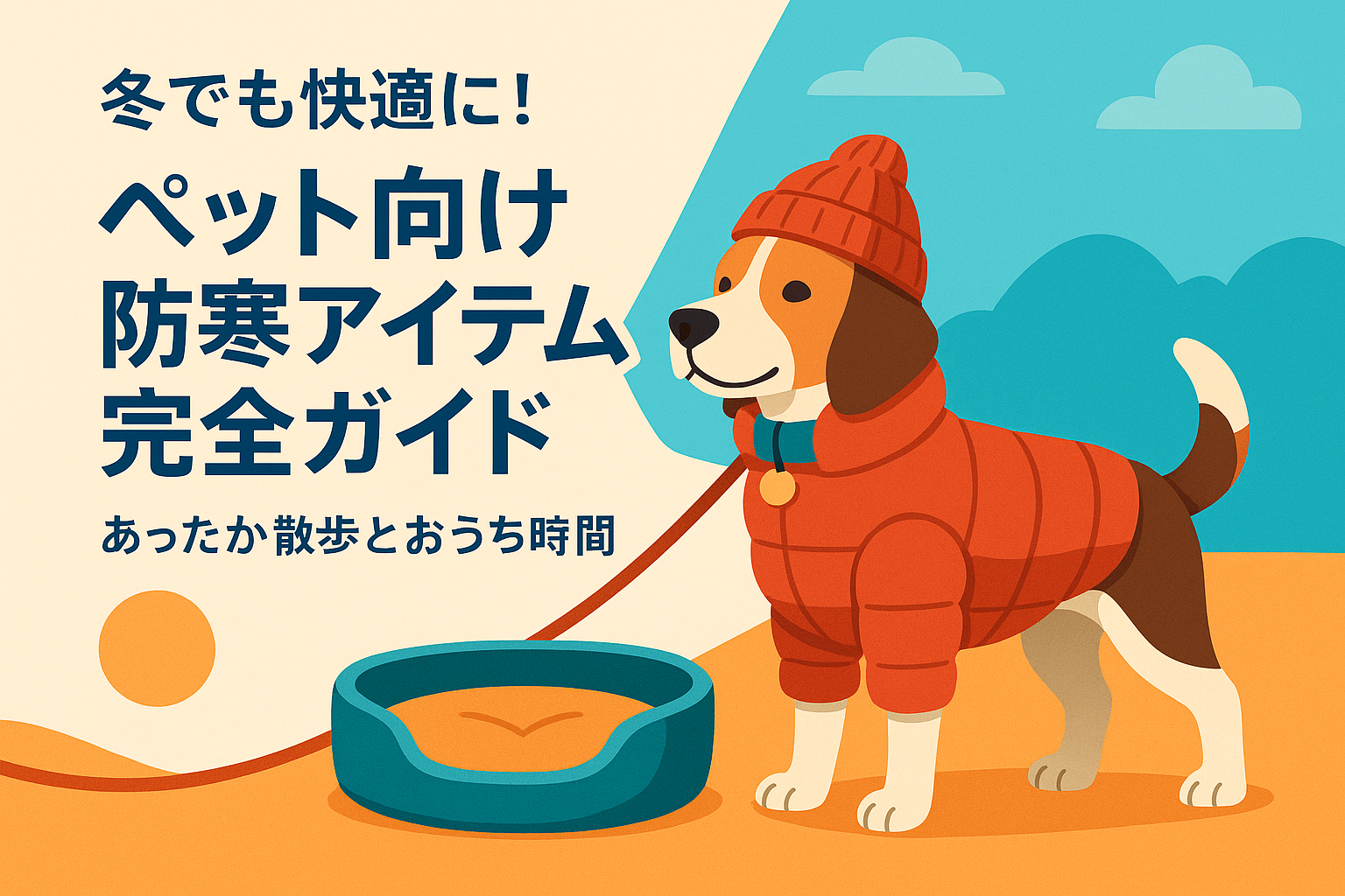 冬でも快適に！ペット向け防寒アイテム完全ガイド｜あったか散歩とおうち時間