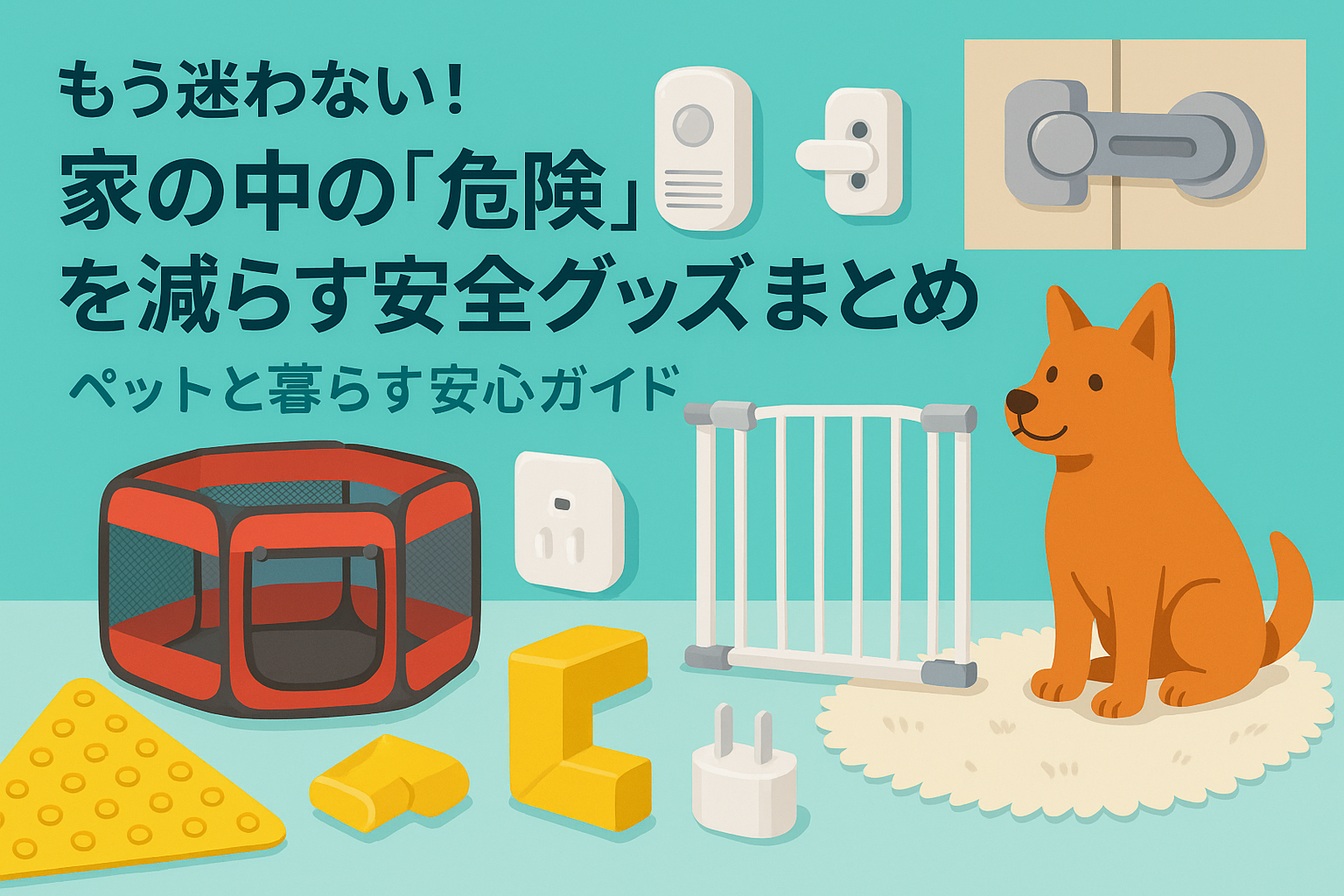 もう迷わない！家の中の“危険”を減らす安全グッズまとめ｜ペットと暮らす安心ガイド