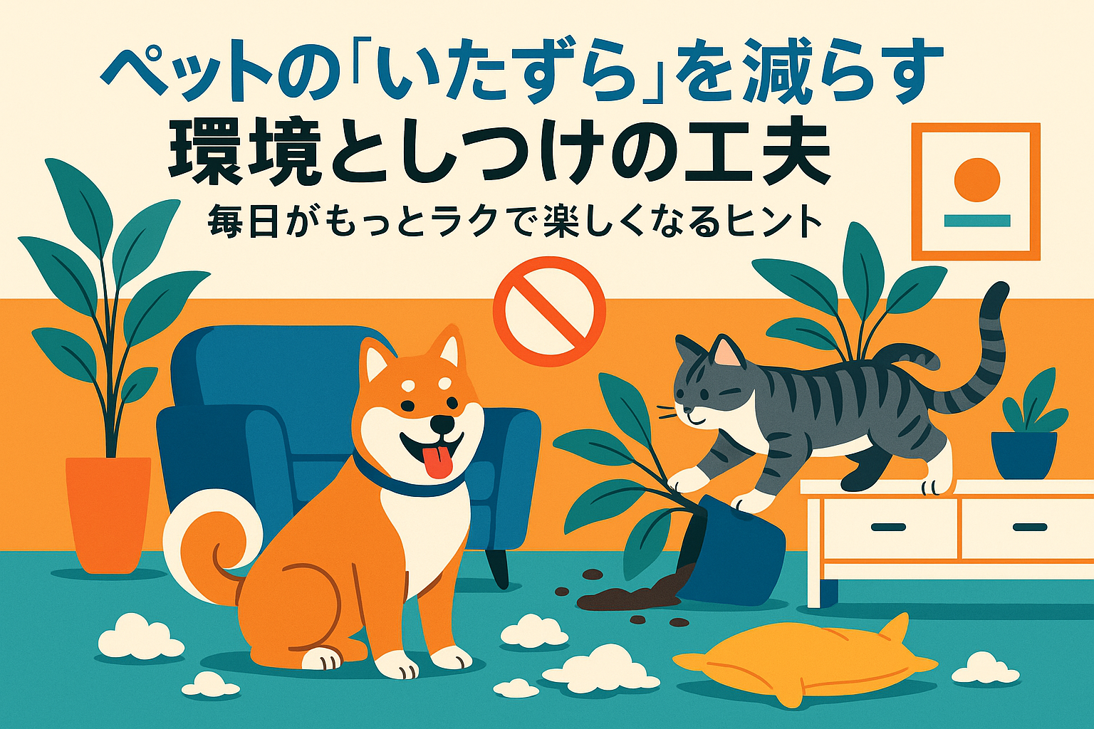 ペットの「いたずら」を減らす環境としつけの工夫｜毎日がもっとラクで楽しくなるヒント