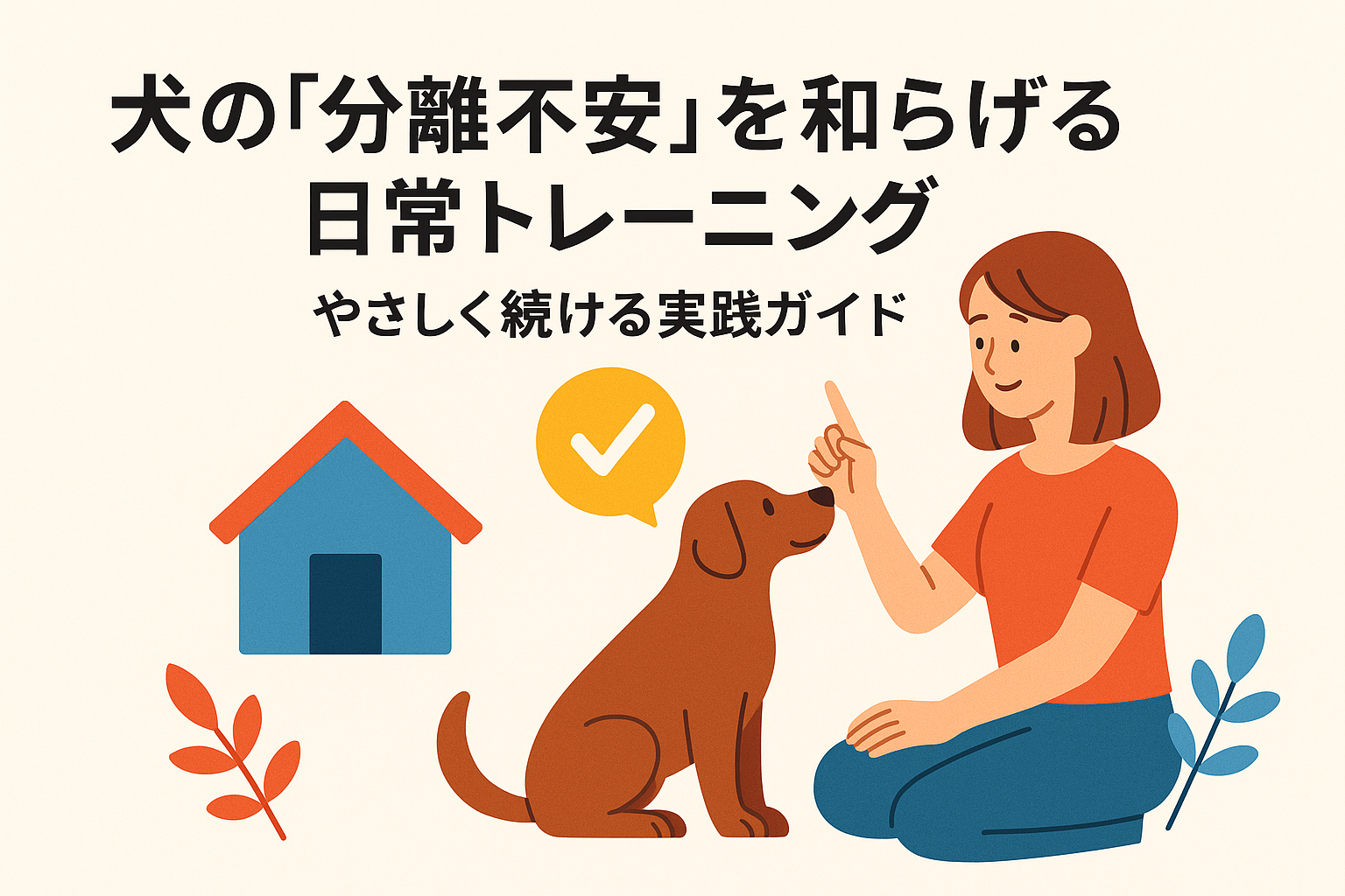 犬の「分離不安を和らげる日常トレーニング」やさしく続ける実践ガイド