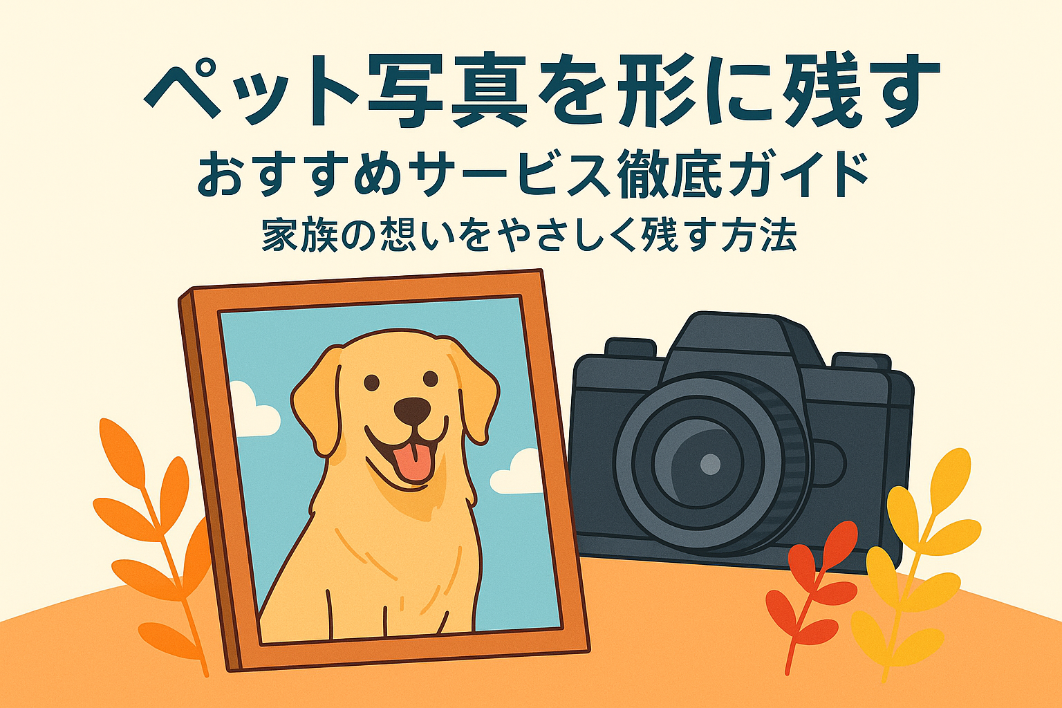 ペット写真を形に残すおすすめサービス徹底ガイド｜家族の想いをやさしく残す方法