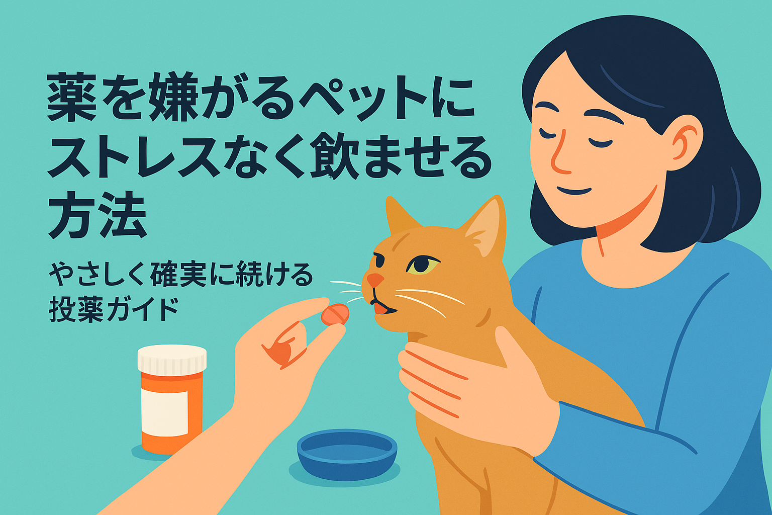 薬を嫌がるペットにストレスなく飲ませる方法｜やさしく確実に続ける投薬ガイド