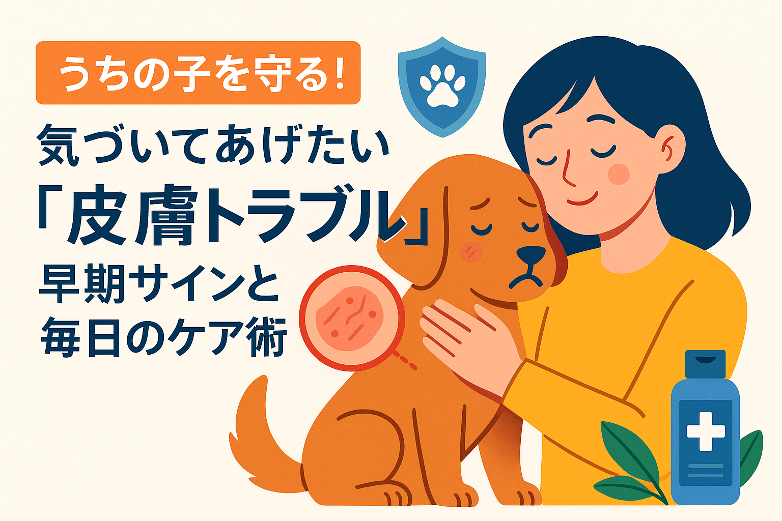 うちの子を守る！気づいてあげたい「皮膚トラブル」早期サインと毎日のケア術