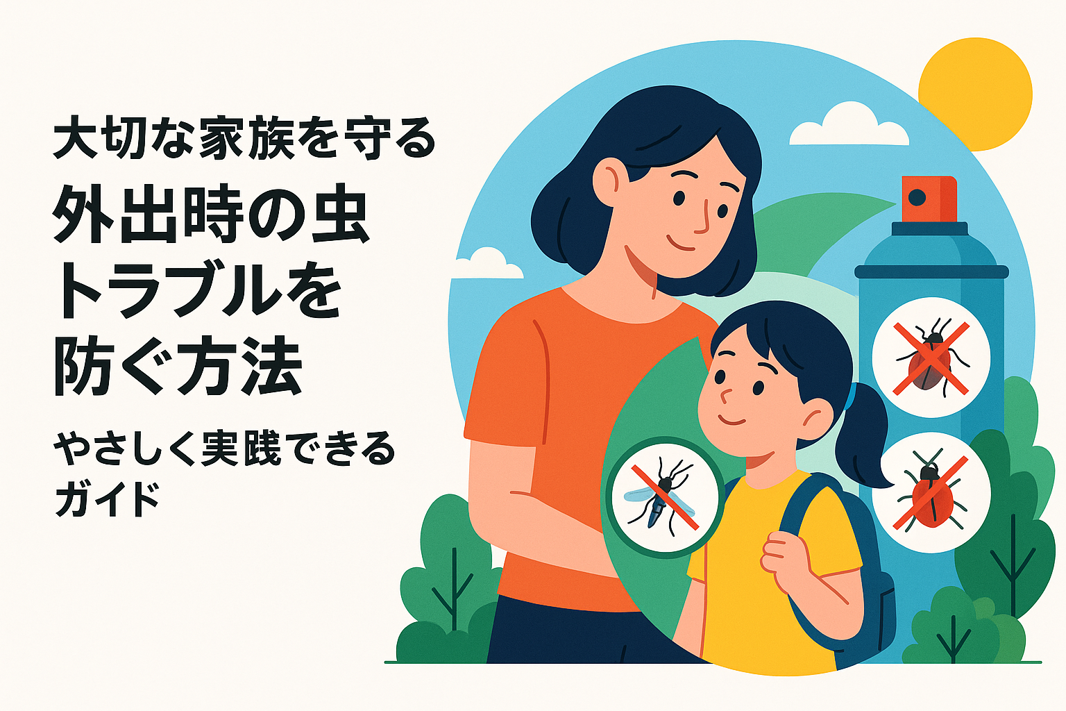 大切な家族を守る「外出時の虫トラブルを防ぐ方法」やさしく実践できるガイド