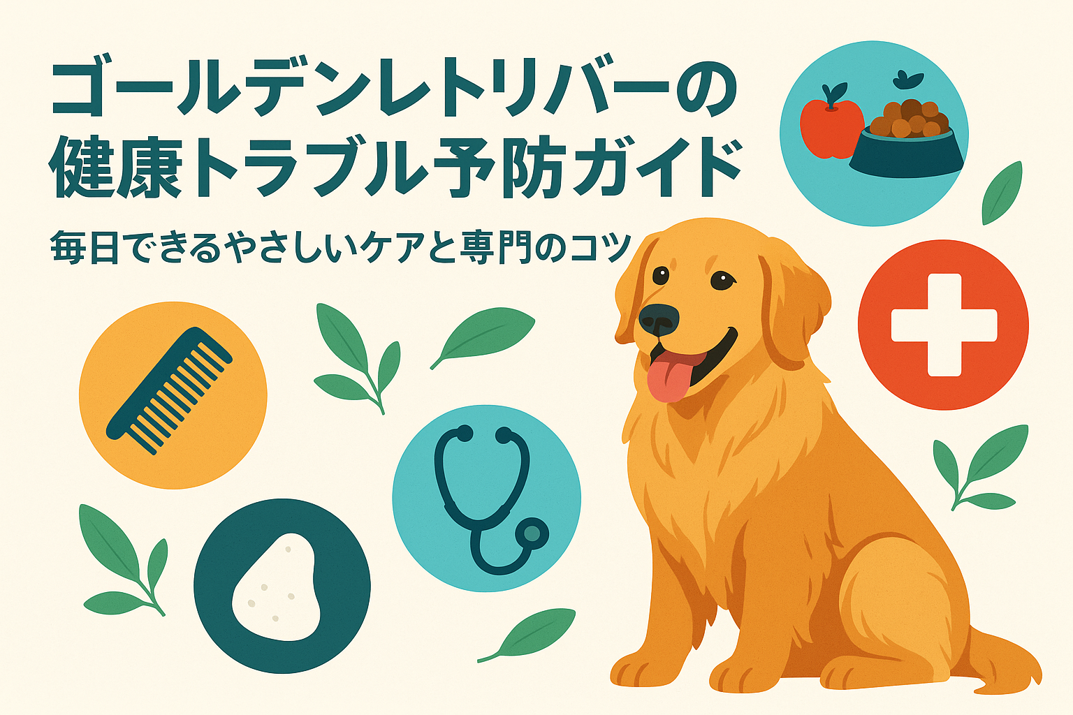 ゴールデンレトリバーの健康トラブル予防ガイド：毎日できるやさしいケアと専門のコツ