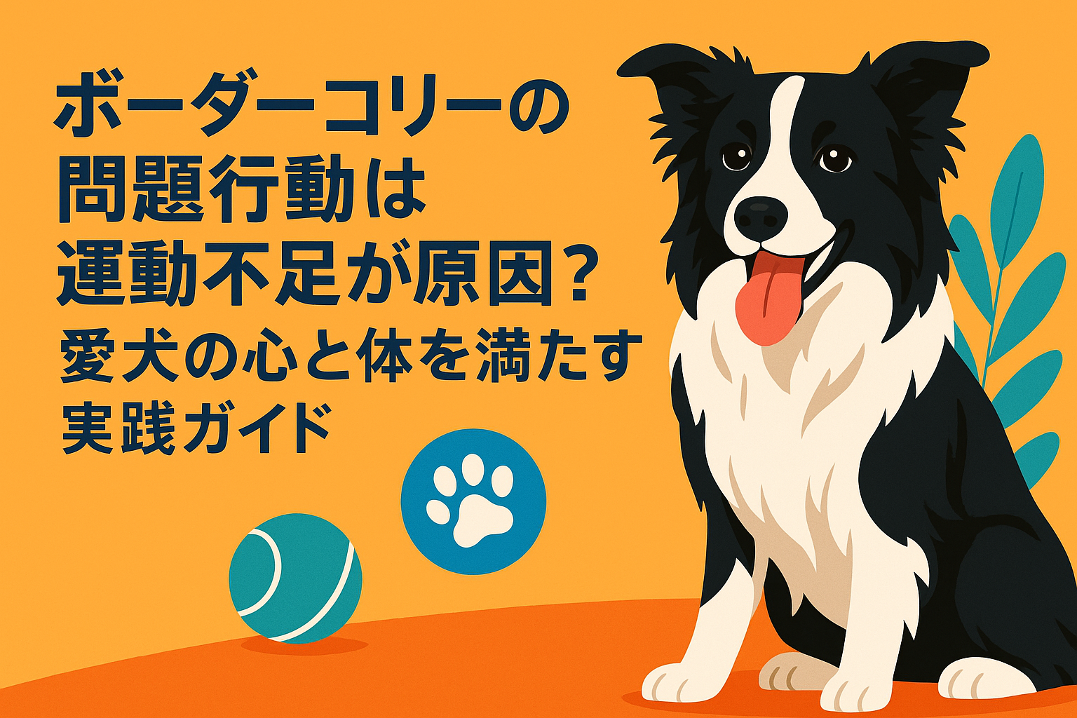 ボーダーコリーの問題行動は運動不足が原因？愛犬の心と体を満たす実践ガイド
