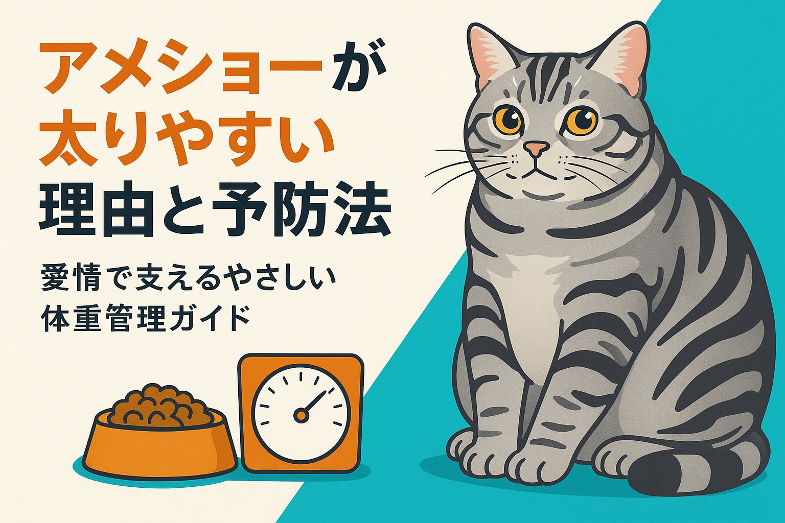 アメショーが太りやすい理由と予防法｜愛情で支えるやさしい体重管理ガイド