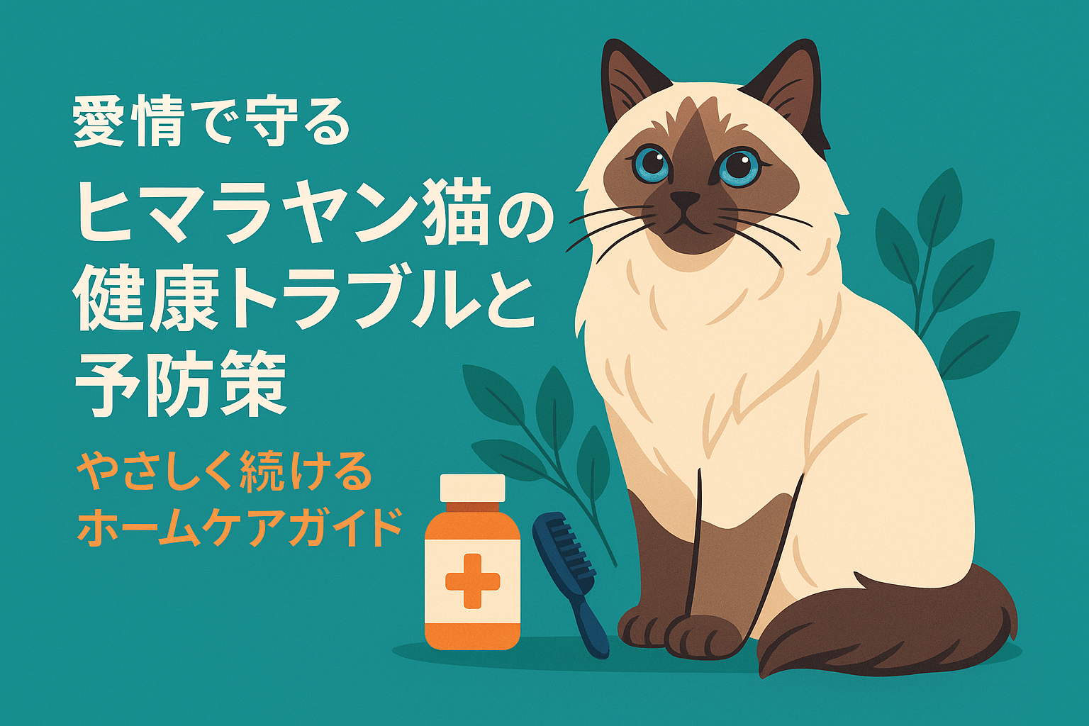 愛情で守る「ヒマラヤン猫の健康トラブルと予防策」やさしく続けるホームケアガイド