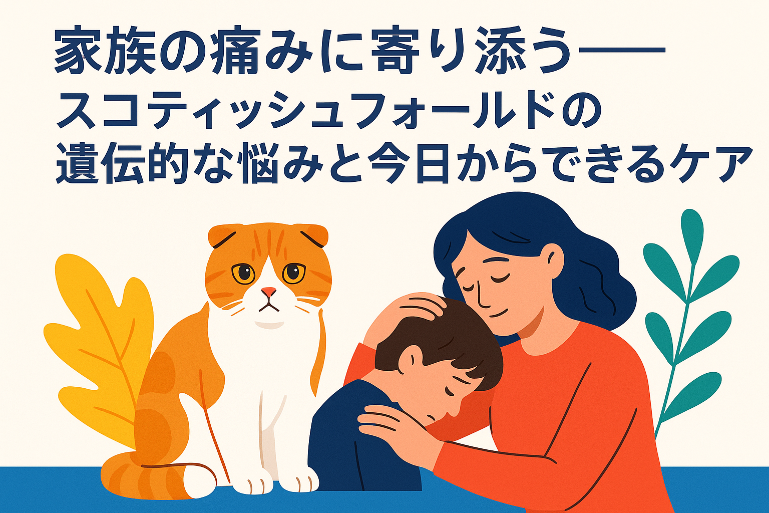 家族の痛みに寄り添う——スコティッシュフォールドの遺伝的な悩みと今日からできるケア