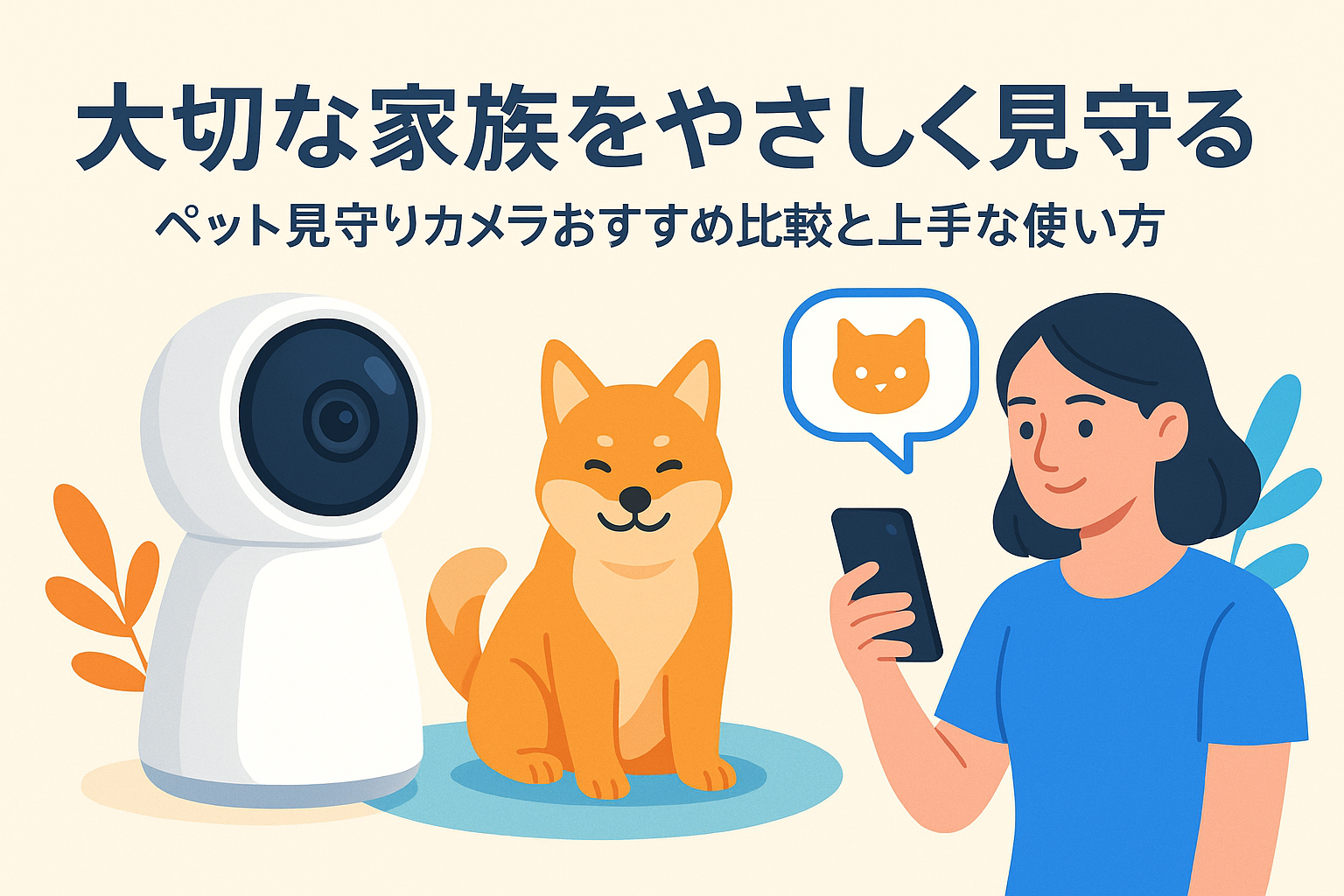 大切な家族をやさしく見守る—ペット見守りカメラおすすめ比較と上手な使い方