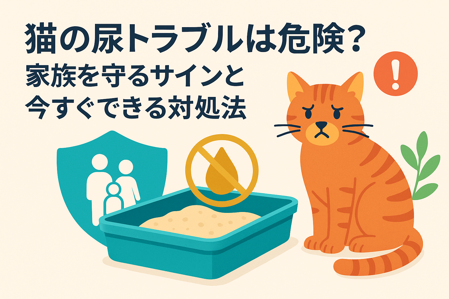 猫の尿トラブルは危険？家族を守るサインと今すぐできる対処法