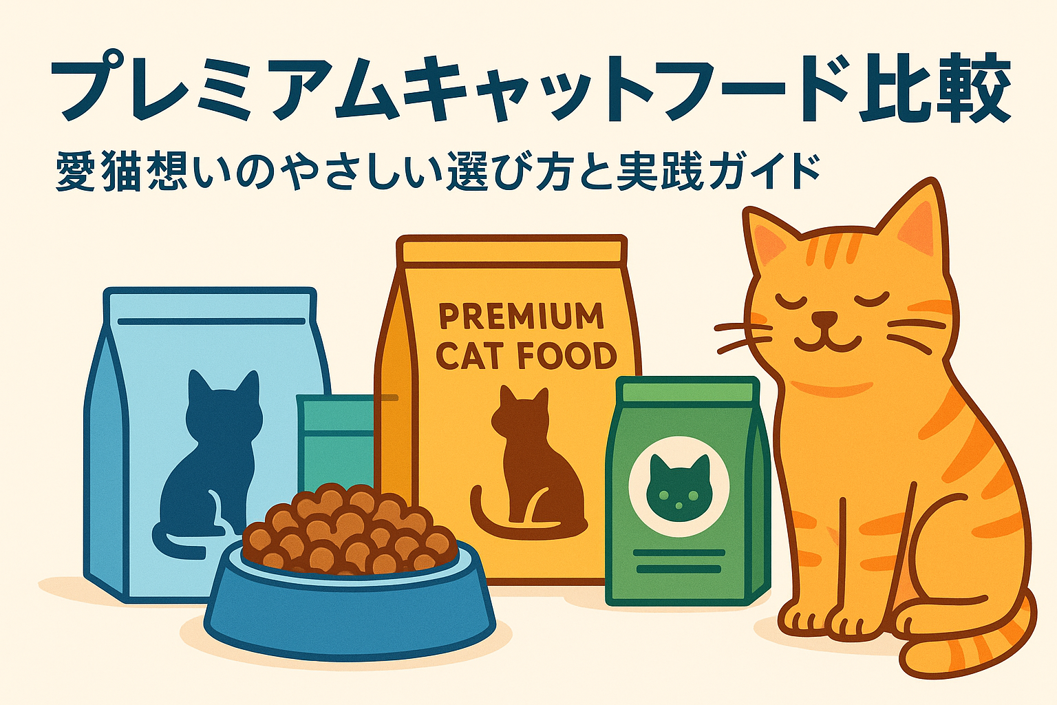 プレミアムキャットフード比較｜愛猫想いのやさしい選び方と実践ガイド